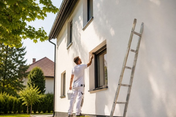 Fassadenanstrich – wann ist der richtige Zeitpunkt?